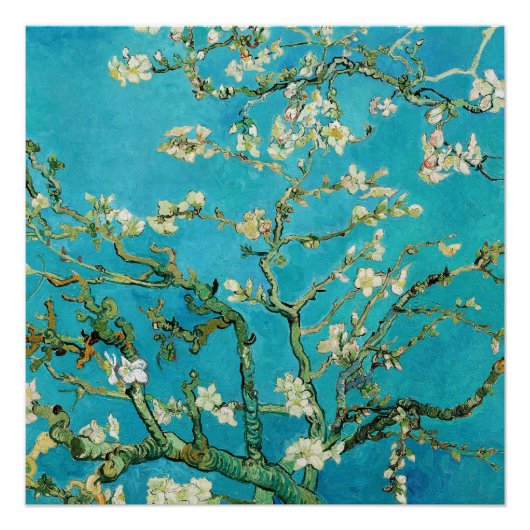 Vincent Van Gogh painting Almond Blossoms Poster (Vorderseite)
