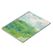 Vincent Van Gogh painting Green wheat field Notizblock (Linke Seite)
