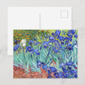 Vincent Van Gogh painting Irises Einladungspostkarte (Vorne/Hinten)