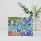 Vincent Van Gogh painting Irises Einladungspostkarte (Stehend Vorderseite)