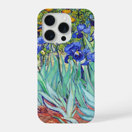 Vincent Van Gogh painting Irises iPhone Hülle (Rückseite)