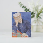 Vincent van Gogh | Paul Gachet, 1890 Postkarte (Stehend Vorderseite)