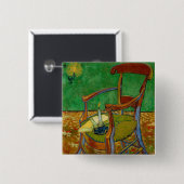 Vincent van Gogh - Paul Gauguins Sessel Button (Vorne & Hinten)