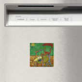 Vincent van Gogh - Paul Gauguins Sessel Magnet (In Situ (Geschirrspüler))