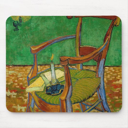 Vincent van Gogh - Paul Gauguins Sessel Mousepad (Vorne)