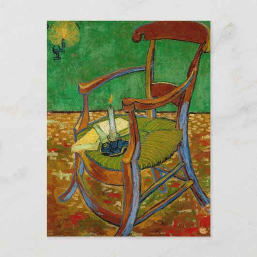 Vincent van Gogh - Paul Gauguins Sessel Postkarte (Vorderseite)