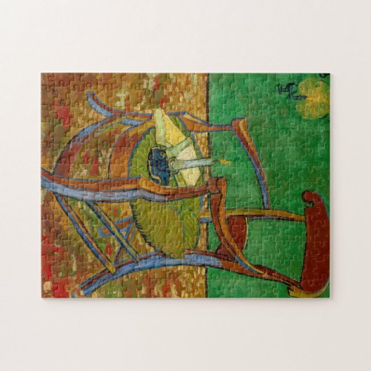 Vincent van Gogh - Paul Gauguins Sessel Puzzle (Horizontal)