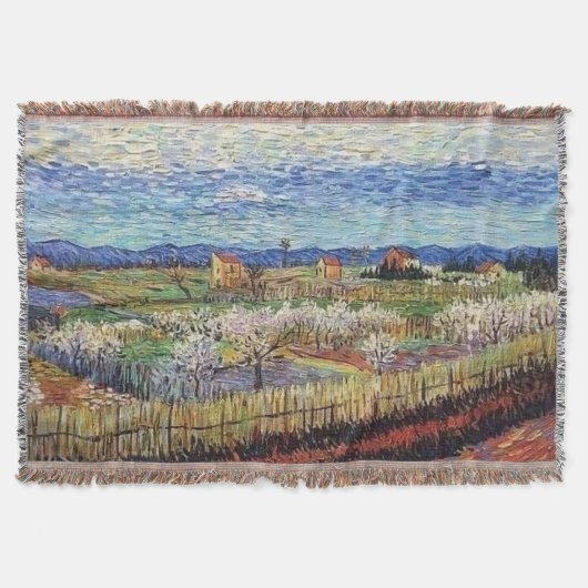 Vincent Van Gogh - Peach Trees in Blossom Kunst, D Decke (Vorderseite)