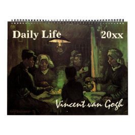 Vincent van Gogh People and Daily Life Fine Art Kalender