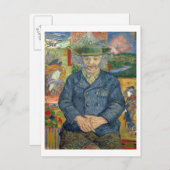 Vincent van Gogh | Pere Tanguy (Vater Tanguy) Postkarte (Vorne/Hinten)