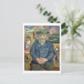 Vincent van Gogh | Pere Tanguy (Vater Tanguy) Postkarte (Stehend Vorderseite)