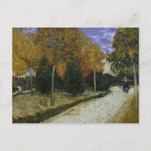 Vincent van Gogh   Pfad im Park bei Arles, 1888 Postkarte