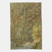Vincent van Gogh - Pfad im Wald Geschirrtuch (Vertikal)