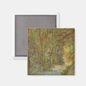 Vincent van Gogh - Pfad im Wald Magnet (Vorderseite/Rückseite)