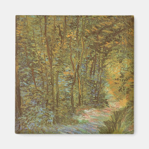 Vincent van Gogh - Pfad im Wald Magnet