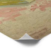 Vincent van Gogh - Piles französischer Romane Poster (Ecke)