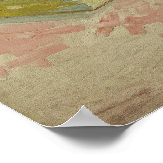 Vincent van Gogh - Piles französischer Romane Poster (Ecke)