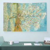 Vincent van Gogh - Pink Peach Tree in Blossom Banner (Messe)