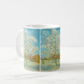 Vincent van Gogh - Pink Peach Tree in Blossom Kaffeetasse (Vorderseite Links)
