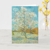 Vincent van Gogh - Pink Peach Tree in Blossom Karte (Gelbe Blume)