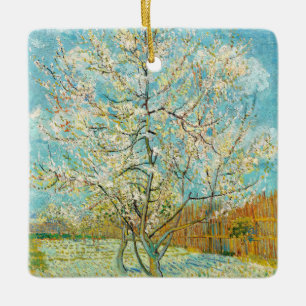 Vincent van Gogh - Pink Peach Tree in Blossom Keramikornament