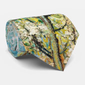 Vincent van Gogh - Pink Peach Tree in Blossom Krawatte (Gerollt)