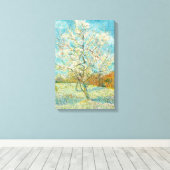 Vincent van Gogh - Pink Peach Tree in Blossom Leinwanddruck (Insitu (Holzboden))