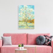 Vincent van Gogh - Pink Peach Tree in Blossom Leinwanddruck (Insitu (Wohnzimmer))