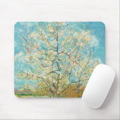 Vincent van Gogh - Pink Peach Tree in Blossom Mousepad (Mit Mouse)