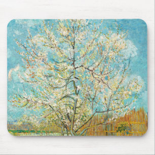 Vincent van Gogh - Pink Peach Tree in Blossom Mousepad