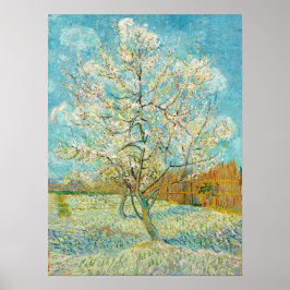 Vincent van Gogh - Pink Peach Tree in Blossom Poster