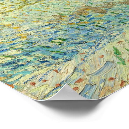 Vincent van Gogh - Pink Peach Tree in Blossom Poster (Ecke)