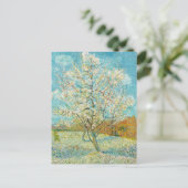 Vincent van Gogh - Pink Peach Tree in Blossom Postkarte (Stehend Vorderseite)