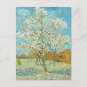 Vincent van Gogh - Pink Peach Tree in Blossom Postkarte (Vorderseite)