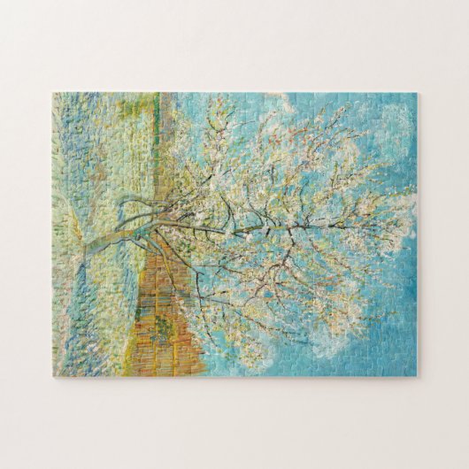 Vincent van Gogh - Pink Peach Tree in Blossom Puzzle (Horizontal)
