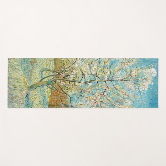 Vincent van Gogh - Pink Peach Tree in Blossom Yogamatte (Vorderseite (Horizontal))