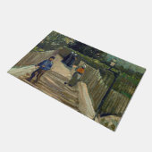 Vincent van Gogh - Piste in Montmartre Fußmatte (Schrägansicht)