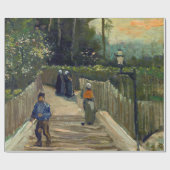 Vincent van Gogh - Piste in Montmartre Geschenkpapier (Flach)
