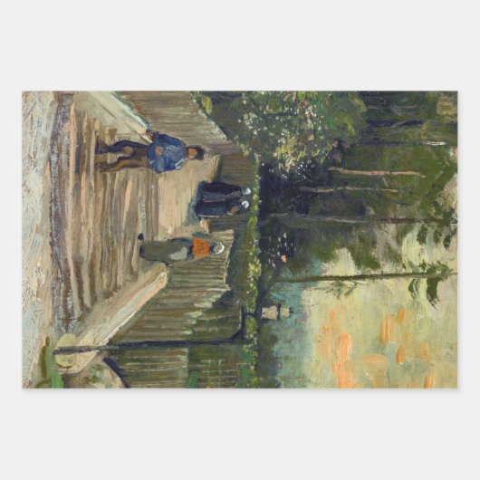 Vincent van Gogh - Piste in Montmartre Geschenkpapier Set (Vorderseite 3)