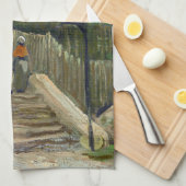 Vincent van Gogh - Piste in Montmartre Geschirrtuch (Viertel Falte)