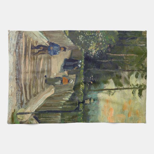 Vincent van Gogh - Piste in Montmartre Geschirrtuch (Horizontal)