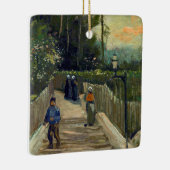 Vincent van Gogh - Piste in Montmartre Keramikornament (Rechts)