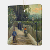 Vincent van Gogh - Piste in Montmartre Keramikornament (Links)