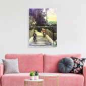 Vincent Van Gogh - Piste in Montmartre Leinwanddruck (Insitu (Wohnzimmer))