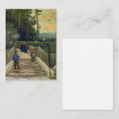 Vincent van Gogh - Piste in Montmartre Mitteilungskarte (Vorne/Hinten)