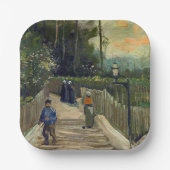 Vincent van Gogh - Piste in Montmartre Pappteller (Vorderseite)