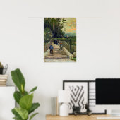 Vincent van Gogh - Piste in Montmartre Poster (Heimbüro)