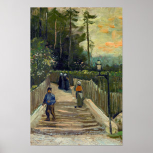 Vincent van Gogh - Piste in Montmartre Poster
