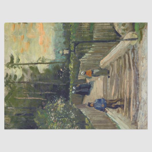 Vincent van Gogh - Piste in Montmartre Seidenpapier (Vorderseite)