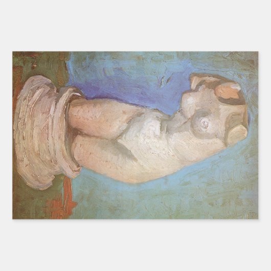 Vincent van Gogh - Plaster Statuette Female Torso Geschenkpapier Set (Vorderseite)